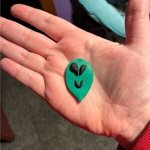 Alien Clay Magnet